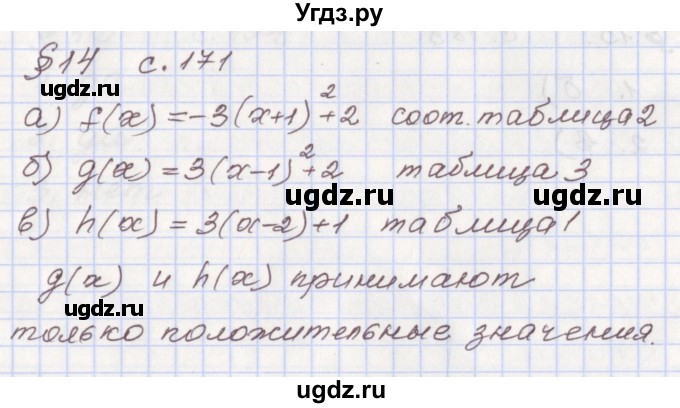 ГДЗ (Решебник №1) по алгебре 8 класс Арефьева И.Г. / вопросы к параграфу / 14