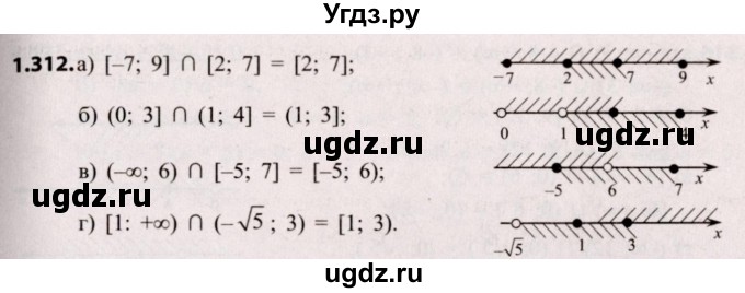 ГДЗ (Решебник №2) по алгебре 8 класс Арефьева И.Г. / глава 1 / упражнение / 1.312