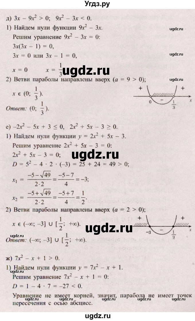 ГДЗ (Решебник №2) по алгебре 8 класс Арефьева И.Г. / глава 3 / упражнение / 3.172(продолжение 3)