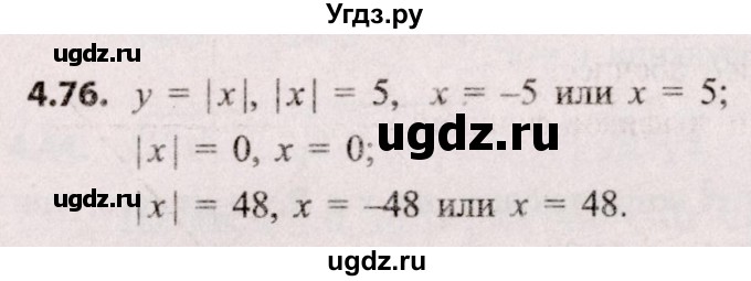ГДЗ (Решебник №2) по алгебре 8 класс Арефьева И.Г. / глава 4 / упражнение / 4.76