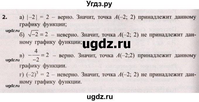 ГДЗ (Решебник №2) по алгебре 8 класс Арефьева И.Г. / глава 4 / я проверяю свои знания / 2