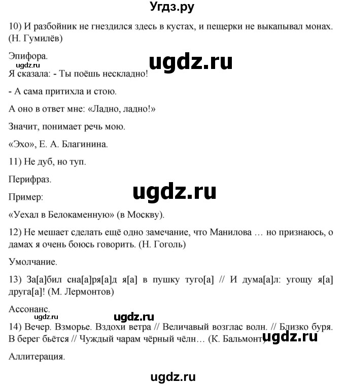 ГДЗ (Решебник к учебнику 2022) по русскому языку 11 класс Гусарова И.В. / упражнение / 101(продолжение 5)