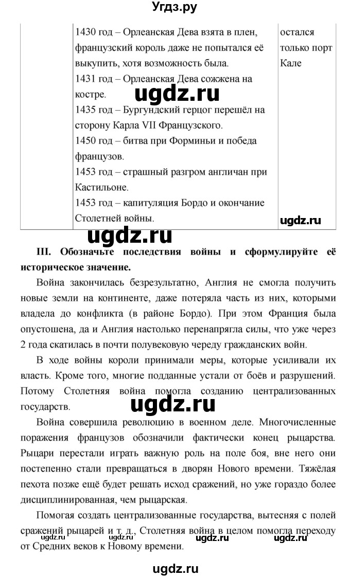 ГДЗ (Решебник) по истории 6 класс М.В. Пономарев / страница номер / 176(продолжение 6)