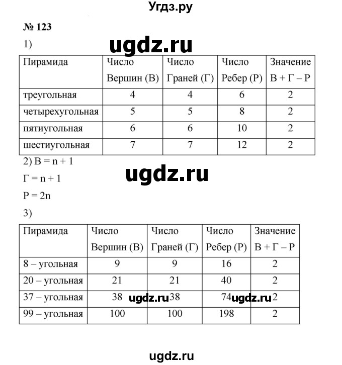 ГДЗ (Решебник) по математике 6 класс Ткачева М.В. / упражнение номер / 123