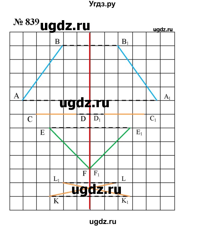 ГДЗ (Решебник) по математике 6 класс Ткачева М.В. / упражнение номер / 839