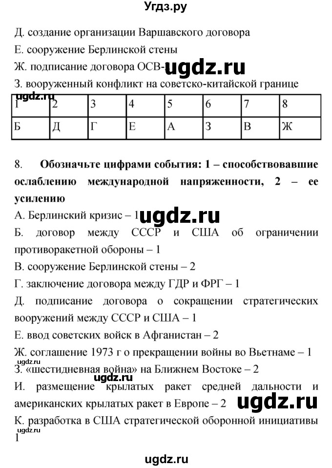 ГДЗ (Решебник) по истории 9 класс (рабочая тетрадь) Пономарев М.В. / страница номер / 32(продолжение 3)