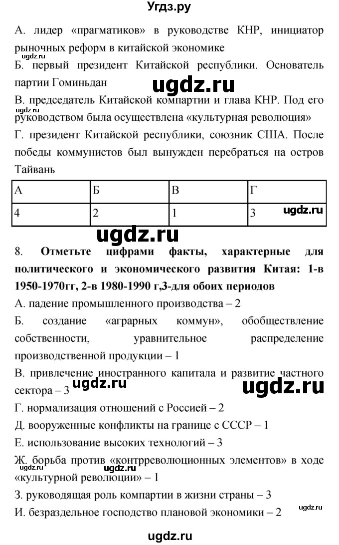 ГДЗ (Решебник) по истории 9 класс (рабочая тетрадь) Пономарев М.В. / страница номер / 42–43(продолжение 2)