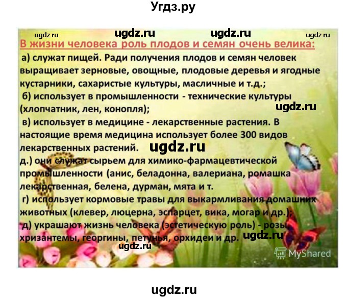 ГДЗ (Решебник 1) по биологии 7 класс Пономарева И.Н. / параграф номер / 23(продолжение 4)