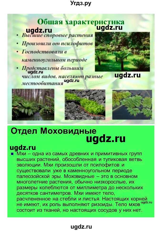 ГДЗ (Решебник 1) по биологии 7 класс Пономарева И.Н. / параграф номер / 3(продолжение 2)