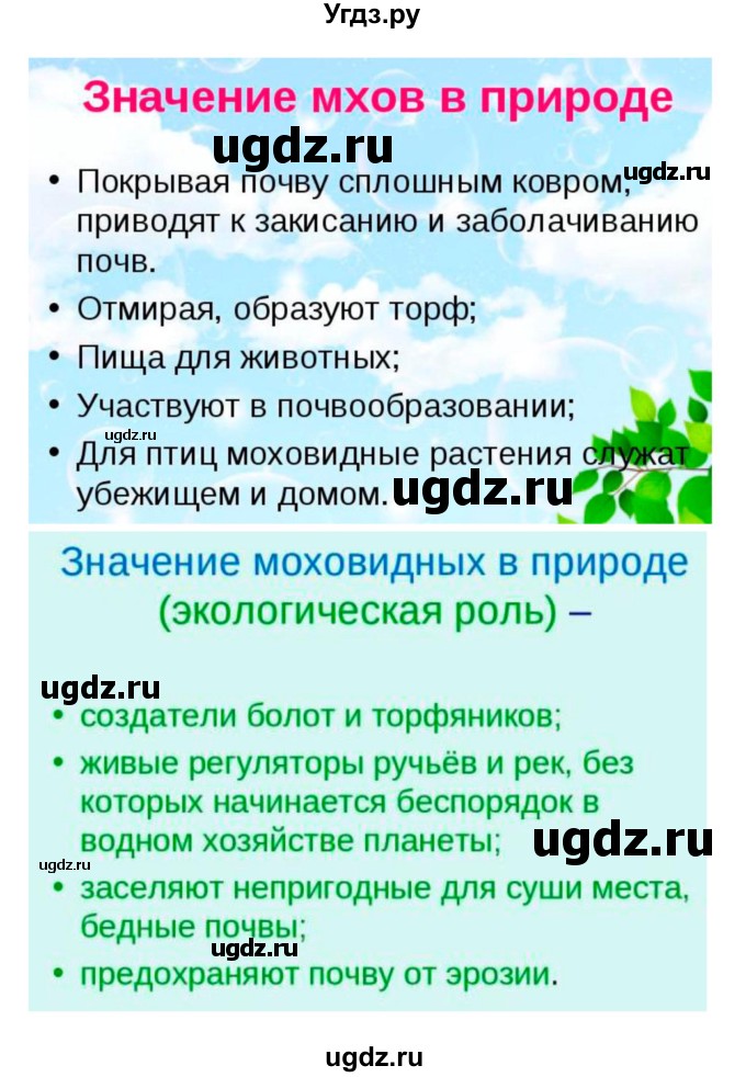 ГДЗ (Решебник 1) по биологии 7 класс Пономарева И.Н. / параграф номер / 38(продолжение 2)