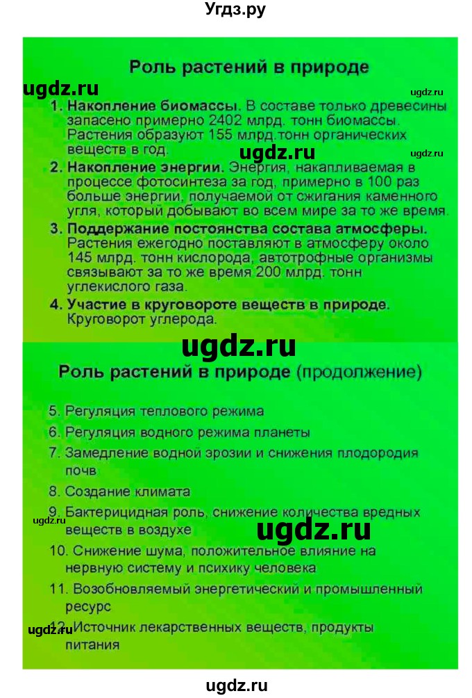ГДЗ (Решебник 1) по биологии 7 класс Пономарева И.Н. / параграф номер / 58(продолжение 6)