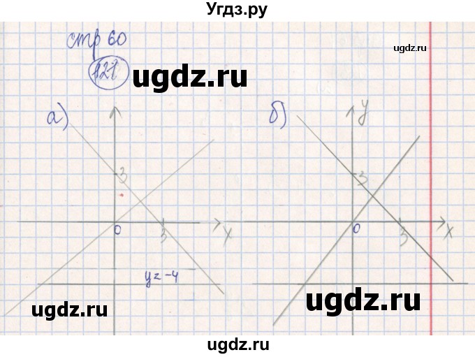 ГДЗ (Решебник №2) по алгебре 7 класс (рабочая тетрадь) Минаева С.С. / упражнение номер / 121