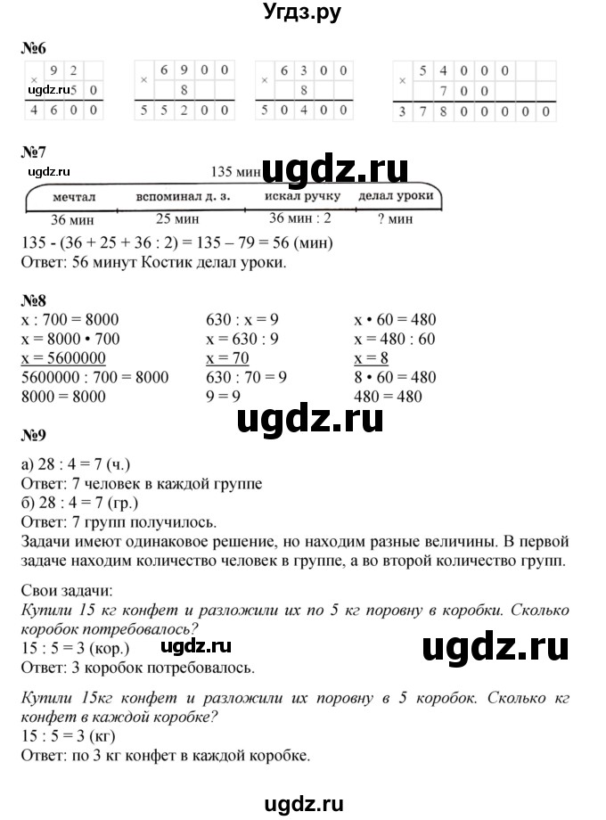 Решебник к учебнику 2021 ГДЗ (Решебник к учебнику 2021) по математике 3 класс Петерсон Л.Г. / часть 1. страница / 96
