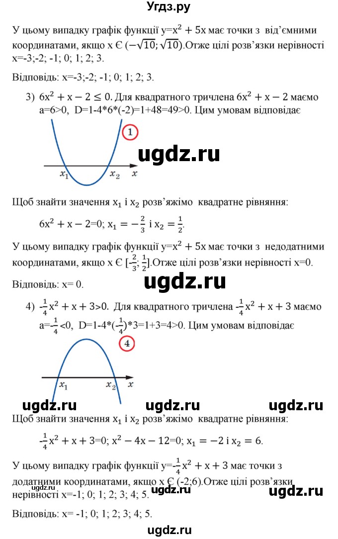 ГДЗ (Решебник) по алгебре 9 класс Мерзляк A.Г. / вправи 12 номер / 12.16(продолжение 2)