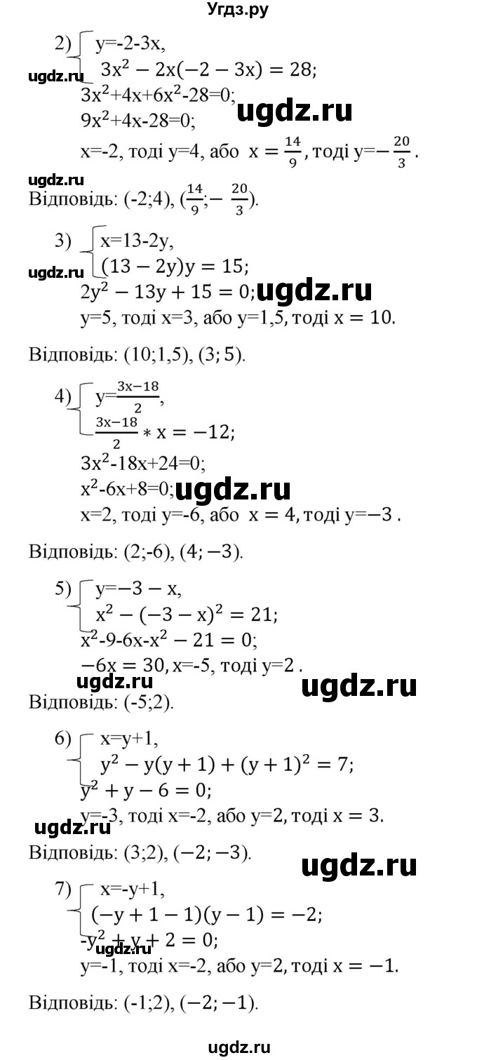 ГДЗ (Решебник) по алгебре 9 класс Мерзляк A.Г. / вправи 20 номер / 20.61(продолжение 2)
