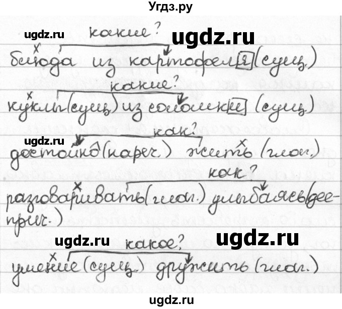 ГДЗ (Решебник) по русскому языку 8 класс Мурина Л.A. / упражнение номер / 49(продолжение 2)