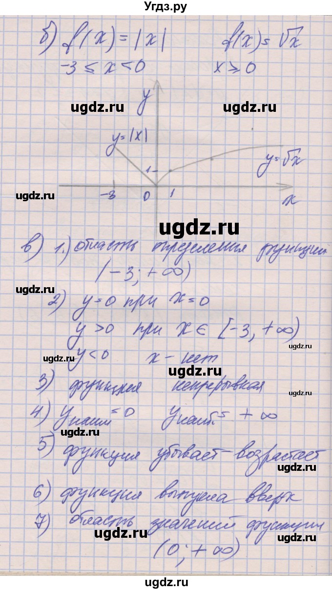 ГДЗ (Решебник) по алгебре 8 класс (рабочая тетрадь) Зубарева И.И. / параграф 17-номер / 17.23(продолжение 2)