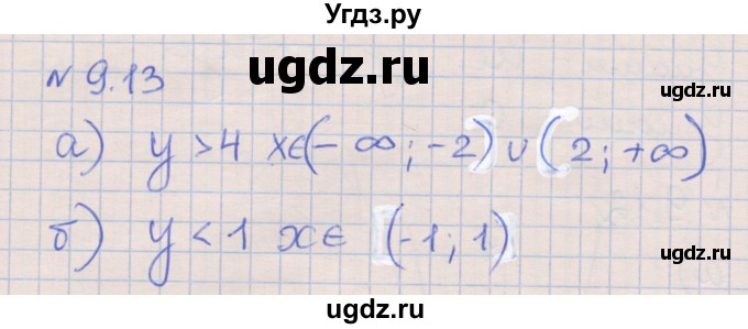 ГДЗ (Решебник) по алгебре 8 класс (рабочая тетрадь) Зубарева И.И. / параграф 19-номер / 19.13