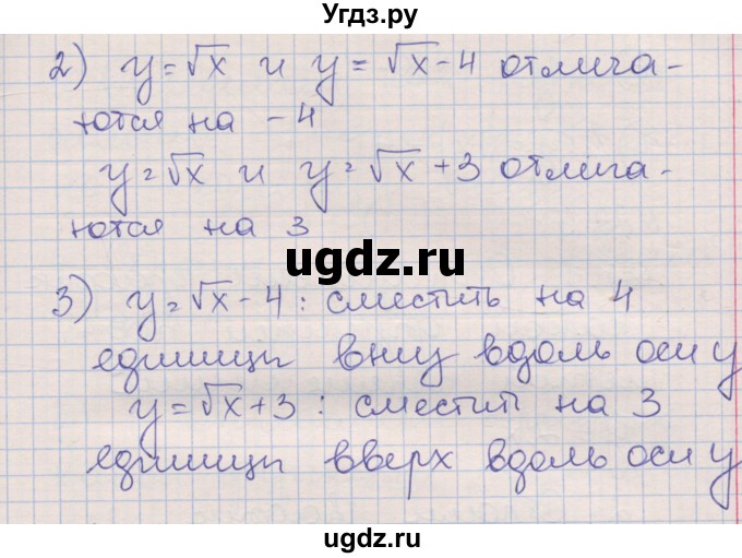 ГДЗ (Решебник) по алгебре 8 класс (рабочая тетрадь) Зубарева И.И. / параграф 22-номер / 22.2(продолжение 2)