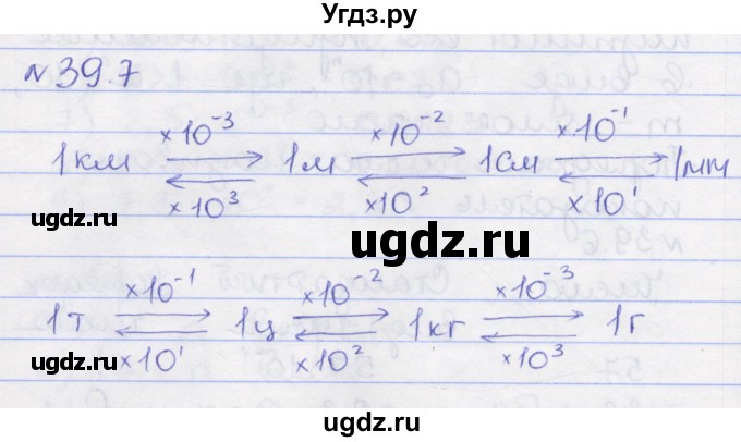 ГДЗ (Решебник) по алгебре 8 класс (рабочая тетрадь) Зубарева И.И. / параграф 39-номер / 39.7
