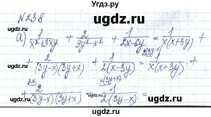 ГДЗ (Решебник) по алгебре 8 класс Бевз Г.П. / вправа / 238