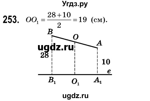 ГДЗ (Решебник №2) по геометрии 9 класс Ершова A.П. / завдання номер / 253