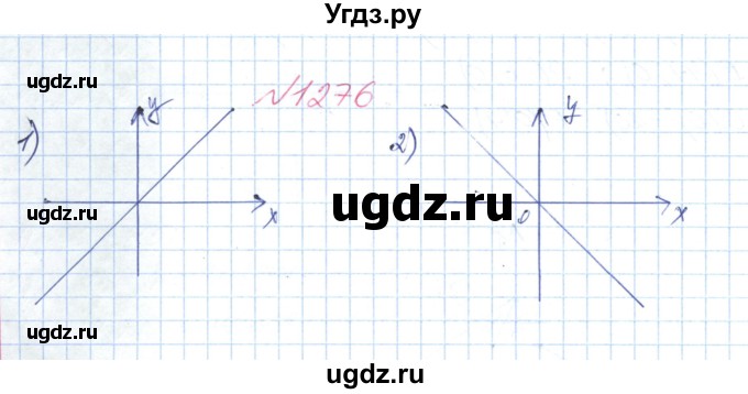 ГДЗ (Решебник №1) по математике 6 класс Мерзляк А.Г. / завдання номер / 1276