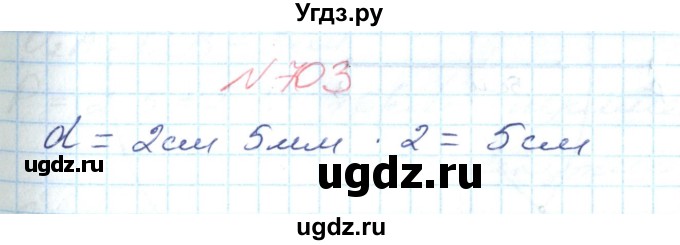 ГДЗ (Решебник №1) по математике 6 класс Мерзляк А.Г. / завдання номер / 703