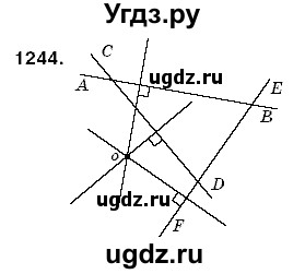 ГДЗ (Решебник №3) по математике 6 класс Мерзляк А.Г. / завдання номер / 1244
