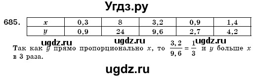 ГДЗ (Решебник №3) по математике 6 класс Мерзляк А.Г. / завдання номер / 685