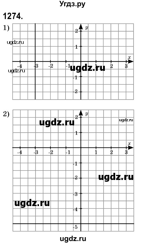 ГДЗ (Решебник №2) по математике 6 класс Мерзляк А.Г. / завдання номер / 1274