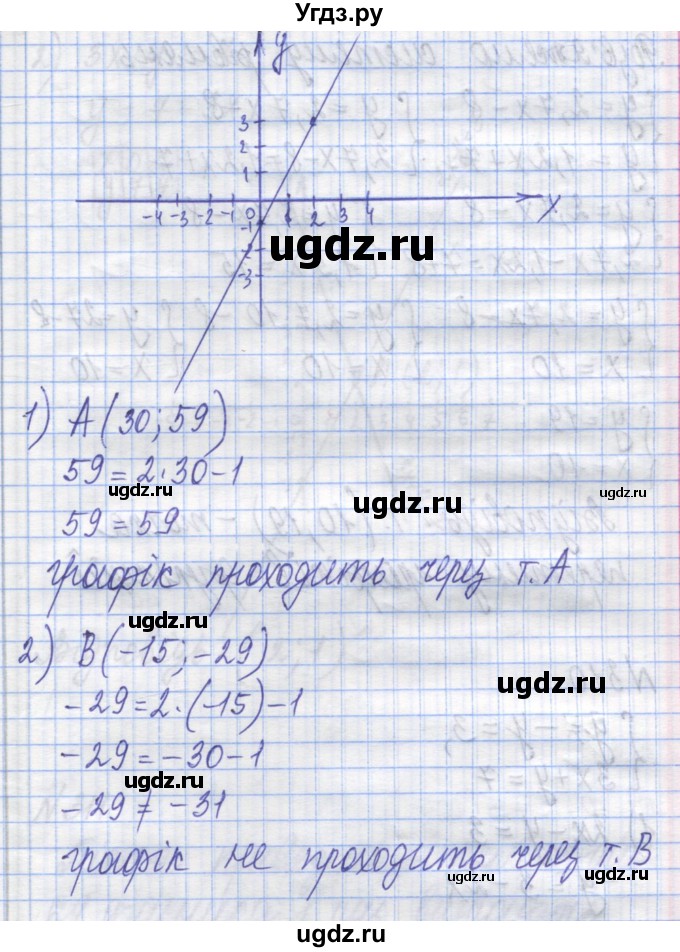 ГДЗ (Решебник №1) по алгебре 8 класс Мерзляк А.Г. / вправи номер / 308(продолжение 2)