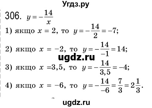 ГДЗ (Решебник №2) по алгебре 8 класс Мерзляк А.Г. / вправи номер / 306