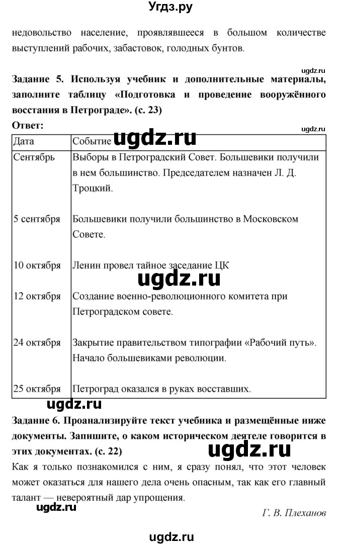 ГДЗ (Решебник) по истории 10 класс (рабочая тетрадь) Данилов А.А. / параграф номер / 4(продолжение 4)