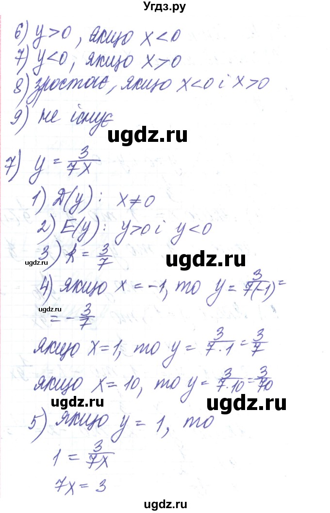 ГДЗ (Решебник) по алгебре 8 класс Тарасенкова Н.А. / вправа номер / 409(продолжение 7)