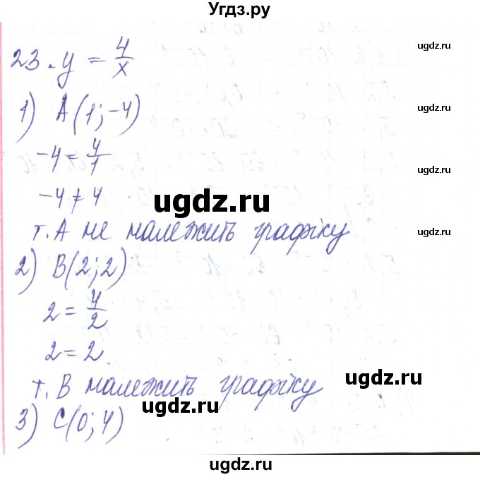 ГДЗ (Решебник) по алгебре 8 класс Тарасенкова Н.А. / повторення номер / розділ 1 / 23