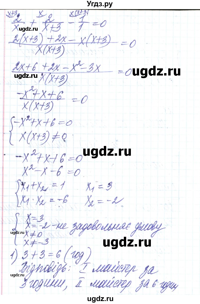 ГДЗ (Решебник) по алгебре 8 класс Тарасенкова Н.А. / повторення номер / розділ 3 / 21(продолжение 2)