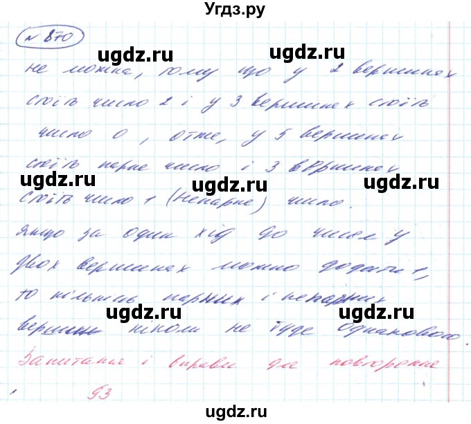 ГДЗ (Решебник) по алгебре 8 класс Кравчук В.Р. / вправа / 870