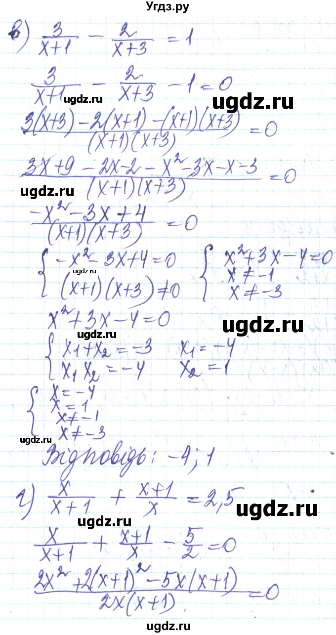 ГДЗ (Решебник) по алгебре 8 класс Кравчук В.Р. / вправа / 970(продолжение 3)