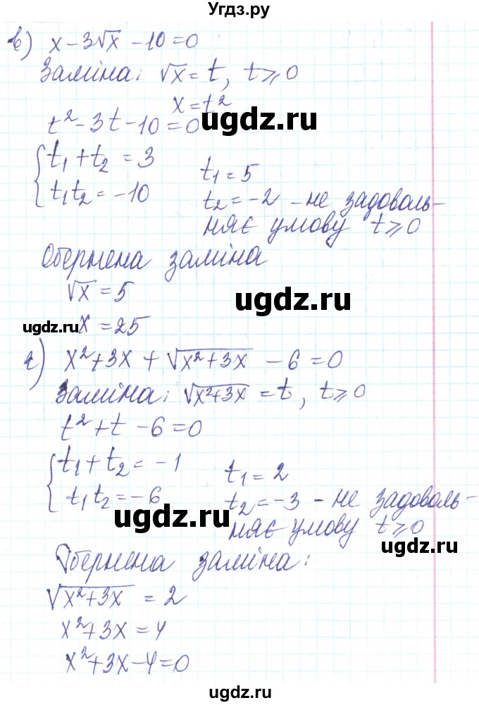 ГДЗ (Решебник) по алгебре 8 класс Кравчук В.Р. / вправа / 975(продолжение 2)