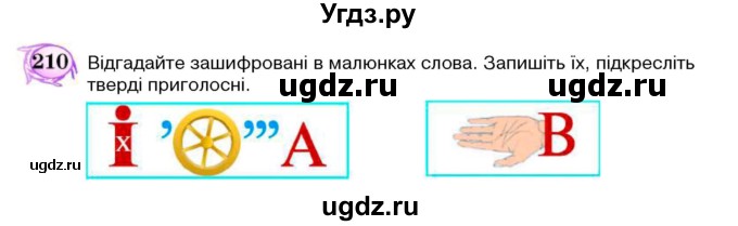 ГДЗ (Учебник) по украинскому языку 5 класс Ермоленко С.Я. / вправа номер / 210
