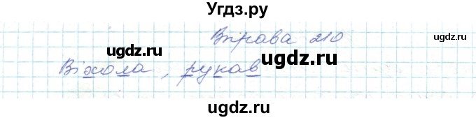 ГДЗ (Решебник) по украинскому языку 5 класс Ермоленко С.Я. / вправа номер / 210