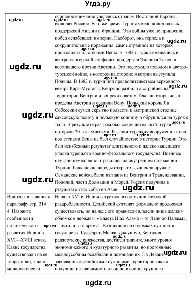 ГДЗ (Решебник) по истории 7 класс О.В. Дмитриева / параграф номер / 26(продолжение 9)