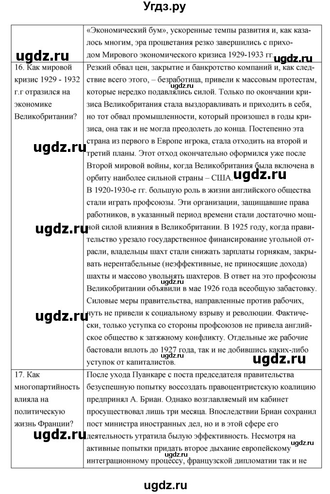 ГДЗ (Решебник) по истории 9 класс (рабочая тетрадь) И.А. Ермакова / раздел номер / 2(продолжение 12)