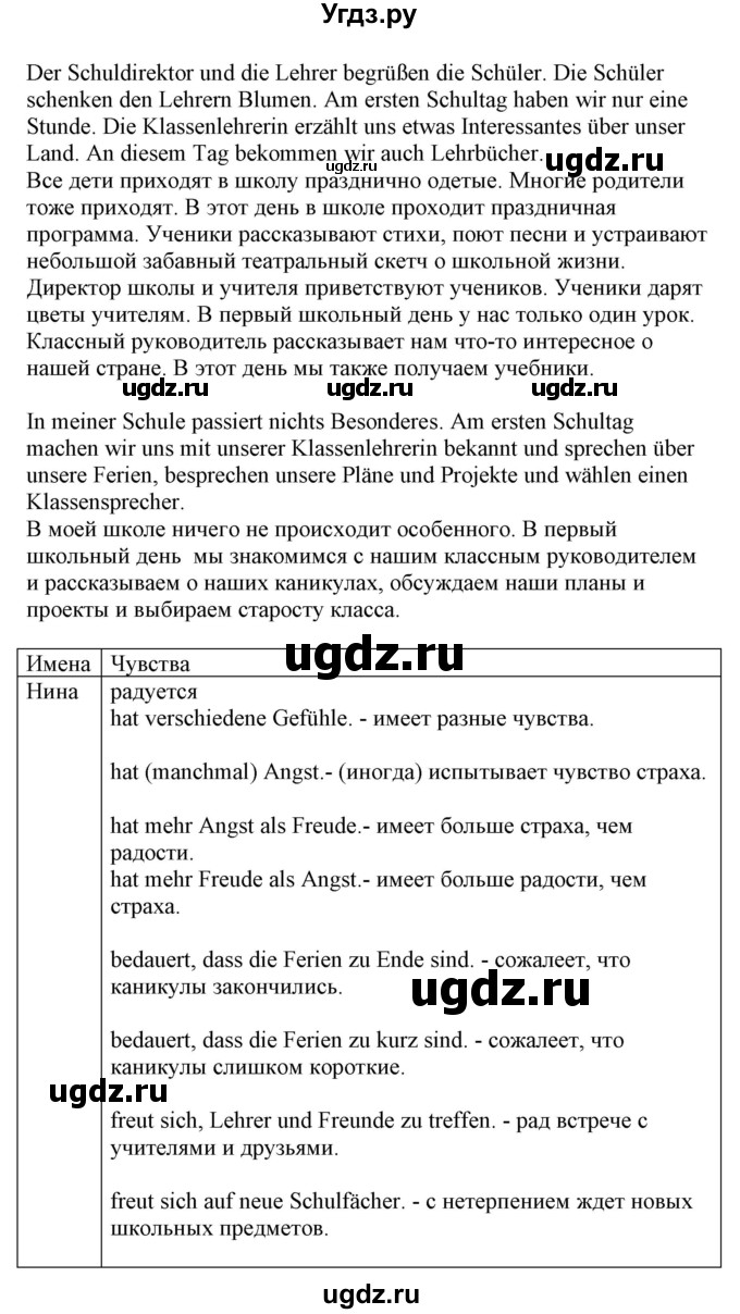 ГДЗ (Решебник) по немецкому языку 8 класс Будько А.Ф. / страница номер / 6(продолжение 3)