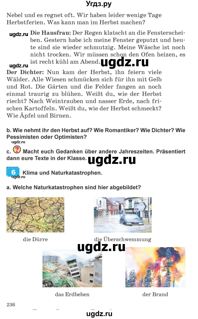 ГДЗ (Учебник) по немецкому языку 9 класс Будько А.Ф. / страница номер / 236