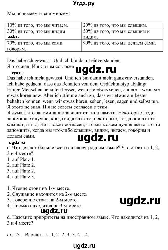 ГДЗ (Решебник) по немецкому языку 9 класс Будько А.Ф. / страница номер / 16(продолжение 2)