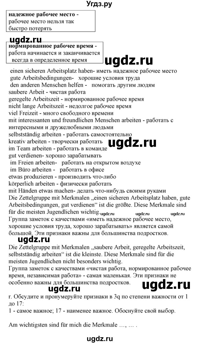 ГДЗ (Решебник) по немецкому языку 9 класс Будько А.Ф. / страница номер / 35(продолжение 2)