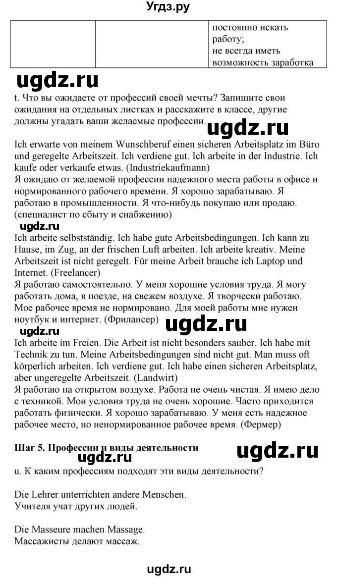 ГДЗ (Решебник) по немецкому языку 9 класс Будько А.Ф. / страница номер / 36-37(продолжение 2)