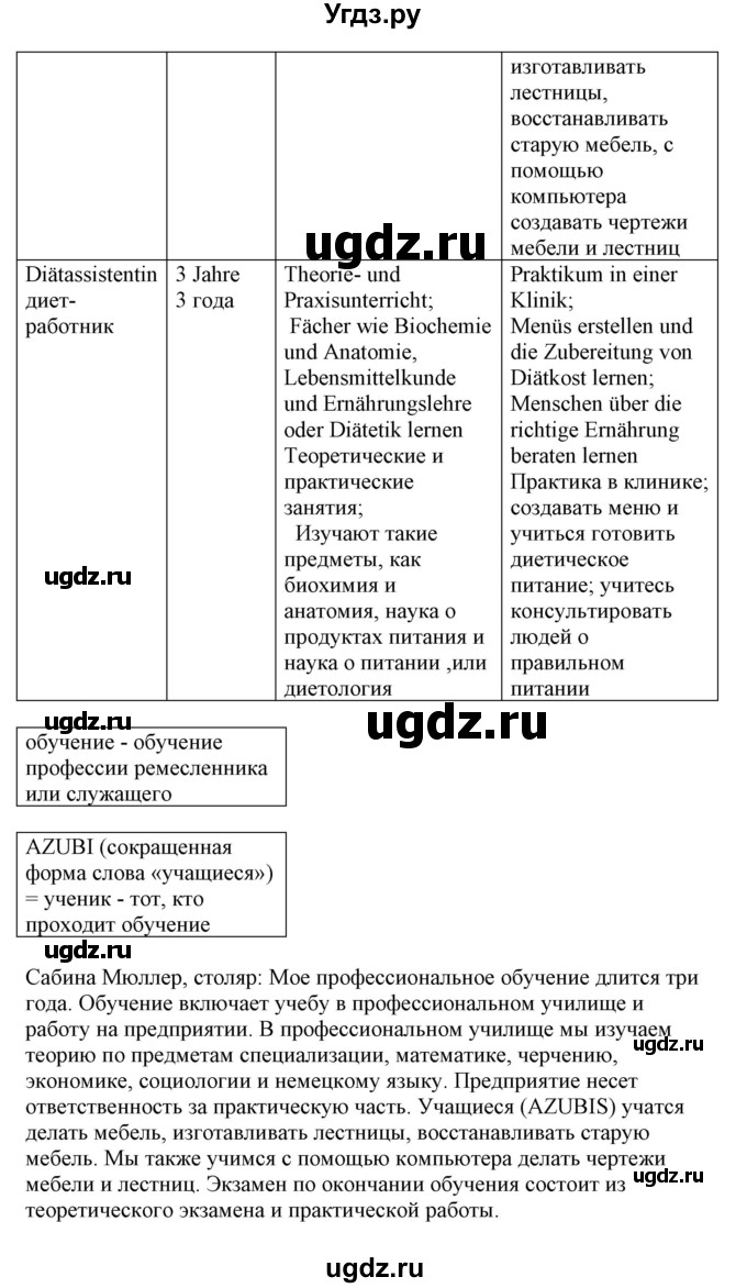 ГДЗ (Решебник) по немецкому языку 9 класс Будько А.Ф. / страница номер / 39(продолжение 2)